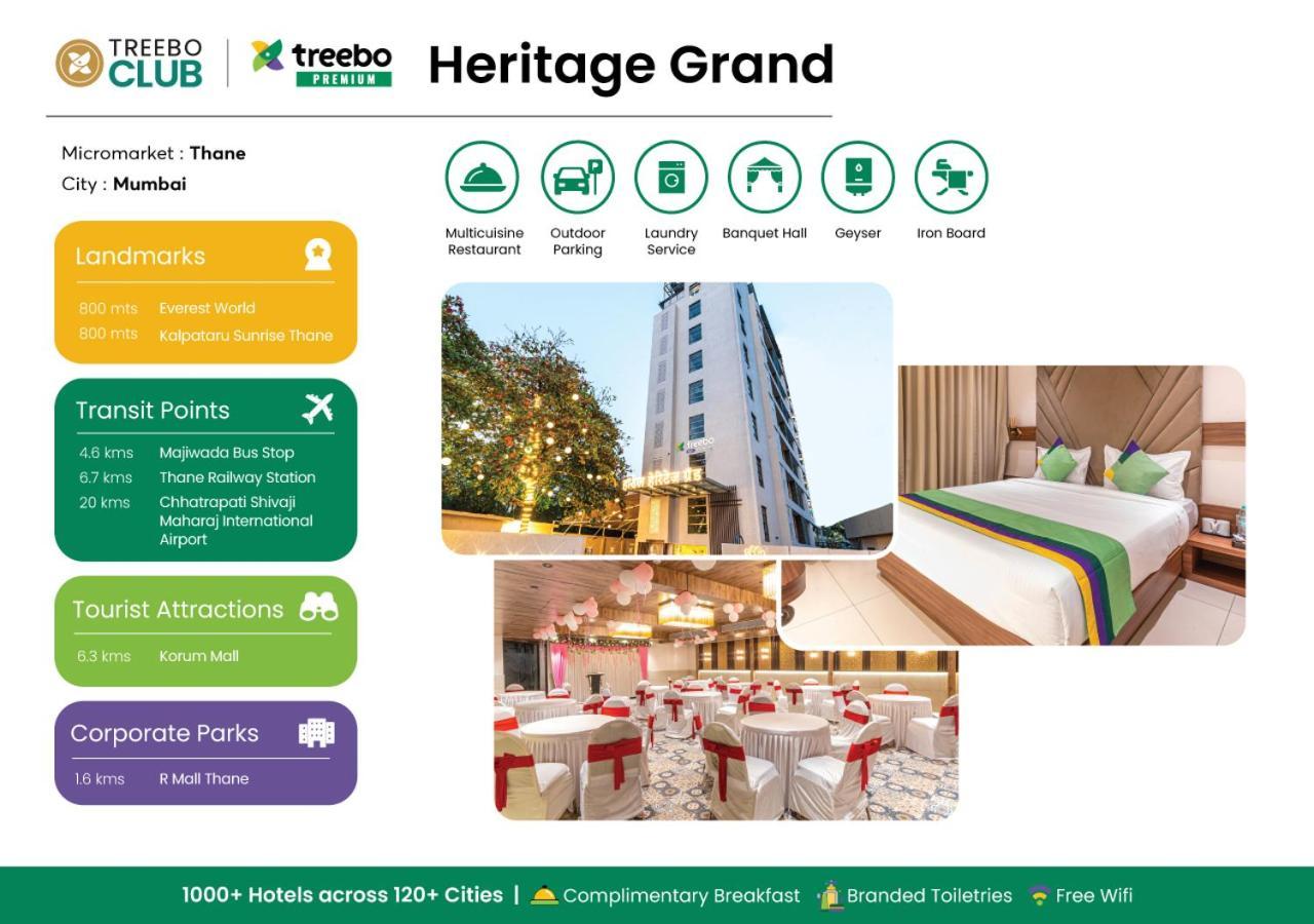 Treebo Premium Heritage Grand -Majiwada ธาเน ภายนอก รูปภาพ